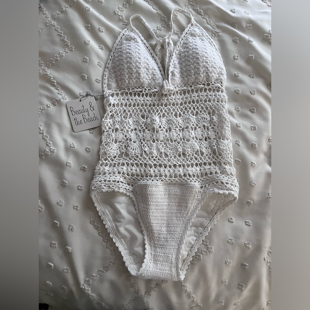 🤍Beauty and the beach crochet bathing suit🤍